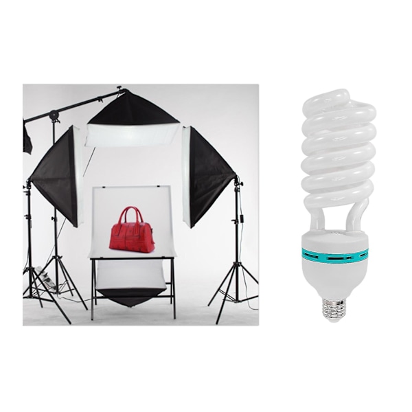 E27 220v 5500k 135w Fotostudiolampa Videoljus Fotografering Dagsljuslampa (e27 Glödlampa)_ca