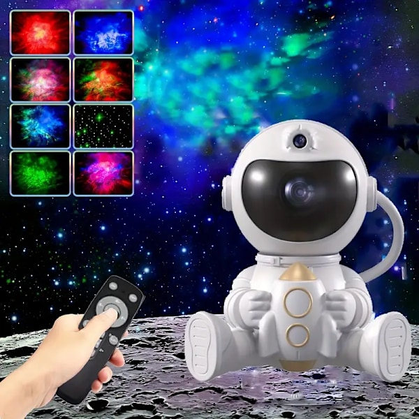 Astronaut Stjärnprojektor Galaxy Nattlampa med Fjärrkontroll Sovrum Vardagsrum Fest Födelsedagspresent - Bluetooth-modell Bluetooth model