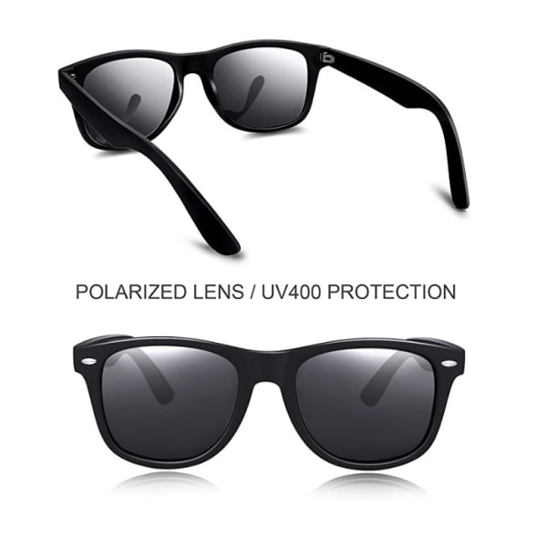 Polarized Sunglasses with UV400 - Black / Blue