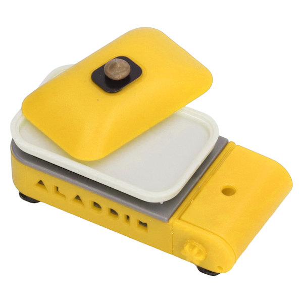 1/12 1/6 Mittakaava Nukkekoti Grilli Kaasu Grilli DIY Miniatyyri Tarvikkeet Nukkekoti Grilli Keittiölle Keltainen