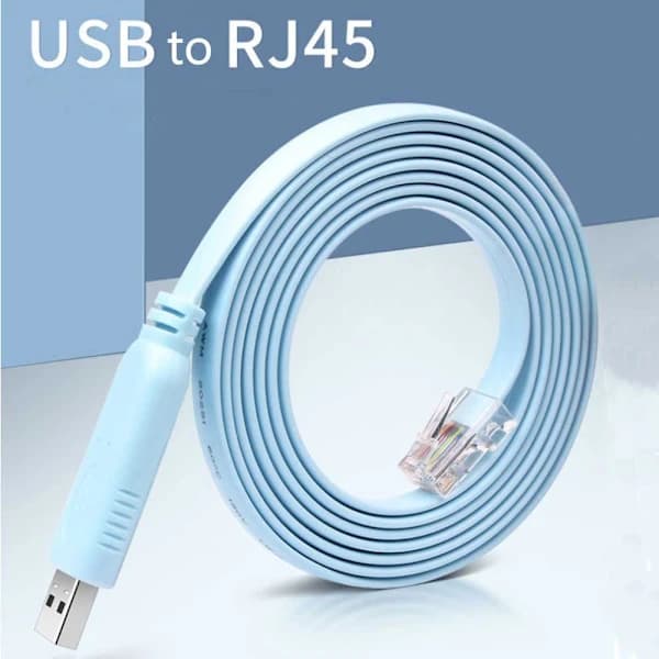 1,8M USB til RJ45 til Cisco USB-konsolkabelkonsol sort[ca]