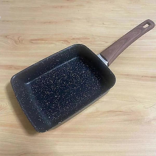 Stekepanne rektangulær pannekakebiff tykk eggstekepanne husholdnings stekt egg non-stick panne