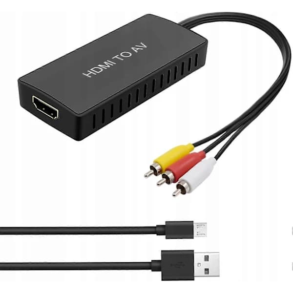 [CA] HDMI til RCA-konverter AV Cinch CVBS 1080 Adapter