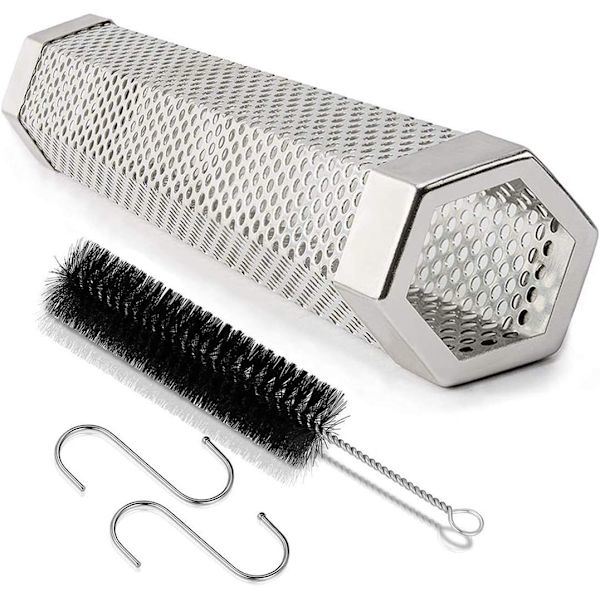 Grillrøyker, Perforert Rustfritt Stål BBQ, Røykgenerator