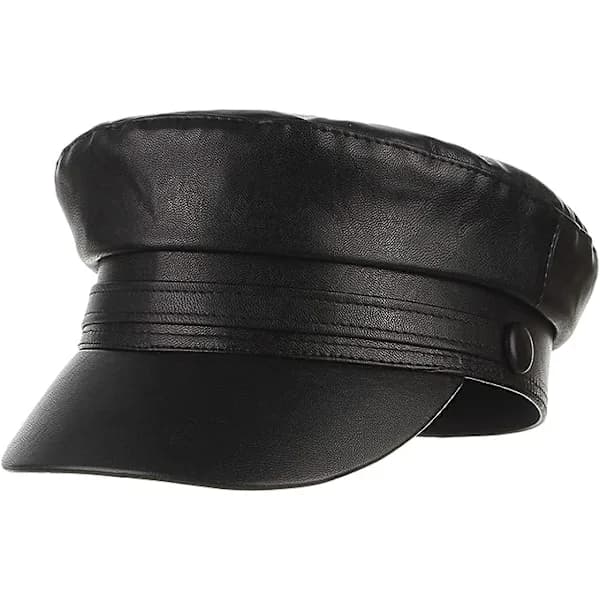 Dame Modeavishat PU Læder Cabbie Sailor Fiddler Bakerb