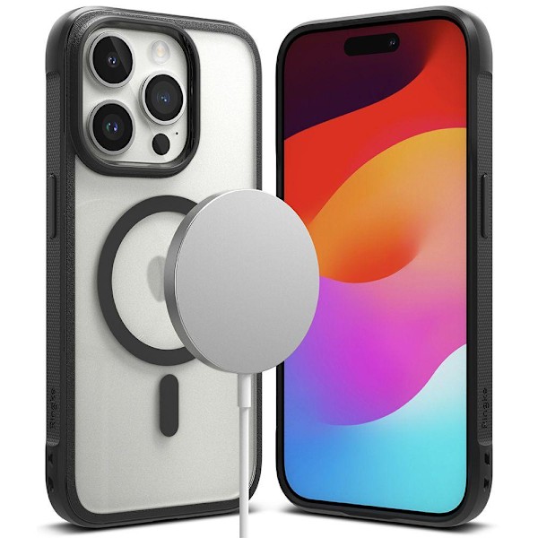 Ringke iPhone 15 Pro Max Skal MagSafe Fusion Bold Mat Sort