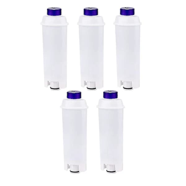 5 st kaffemaskin ersättningsvattenfilter för Delonghi Dls