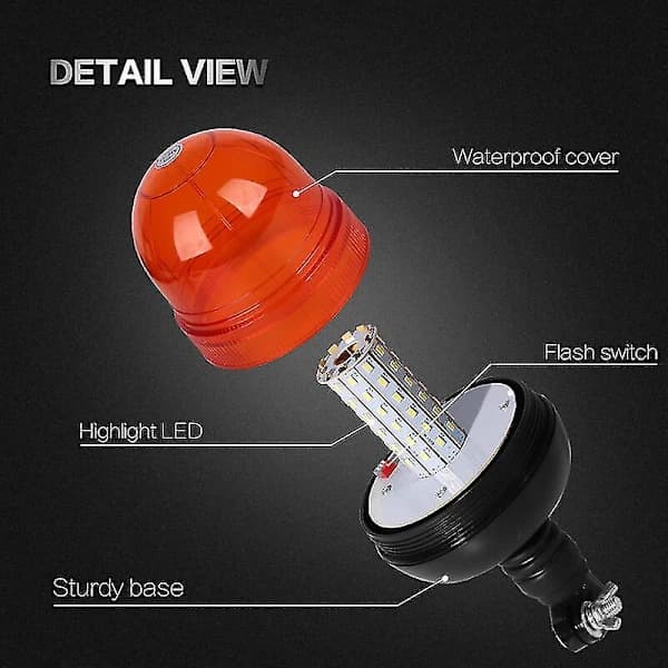 LED Varsellampe (oransje) Y