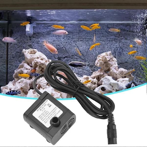 Solkraft DC Vattenpump Mini Borstlös Dränkbar Pump för Vattenfontän 24V