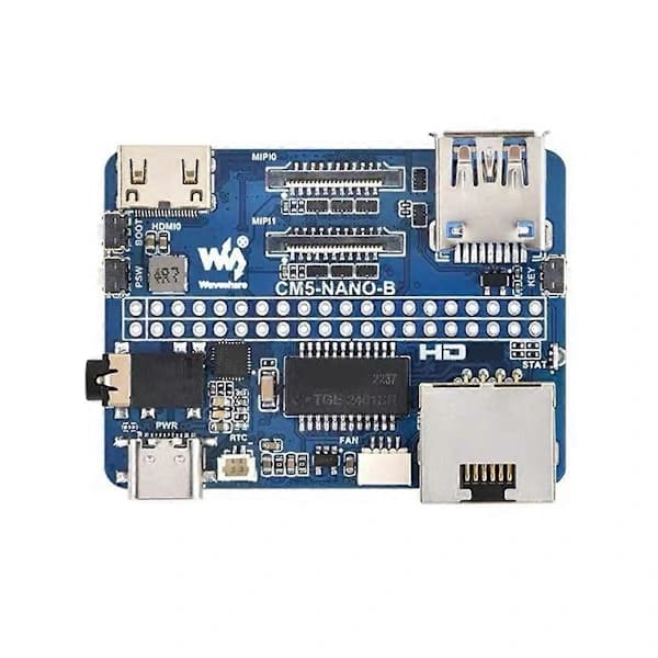 Waveshare CM5 Mini Base IO Board NANO B för Raspberry Pi