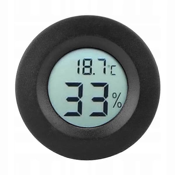 [CA] Trådløst Termometer Elektronisk Hygrometer Svart