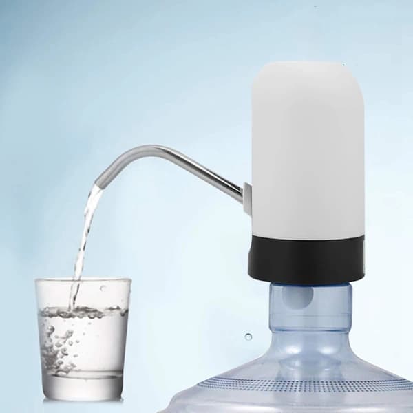 2025 Senaste modell vattendispenserpump, Universal USB-laddning vattenflaskpump elektrisk dricksvattendispenser för hem, kök, kontor