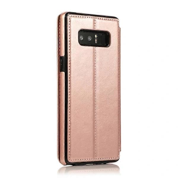 2025 Senaste Modellen för Samsung Galaxy Note8 Kortfacks Flip Läder Telefonskal