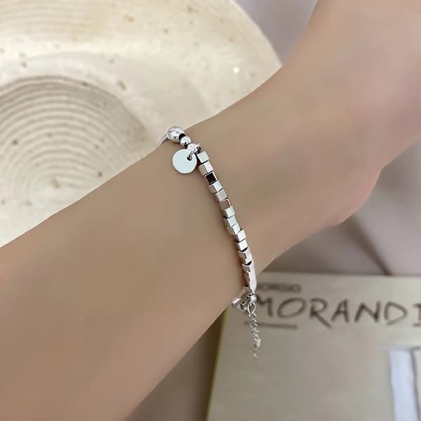 Vakkert hjerte charm armbånd sølv kvinner jenter smykker gave,