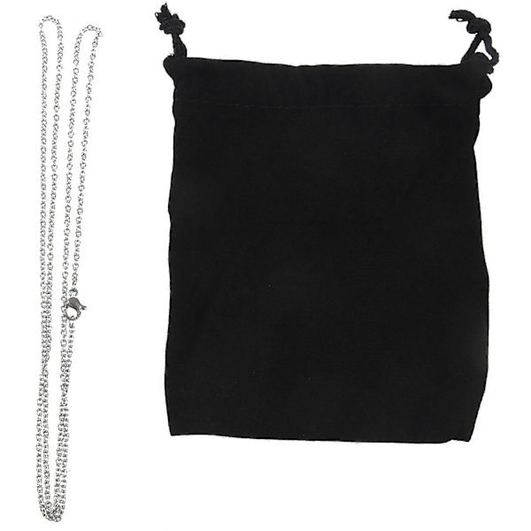 CASA Jewelry Naisten kaulaketju, ruostumattomasta teräksestä valmistettu \"O\"-kaulakoru, hopea, 2 mm leveä, 65 cm pitkä