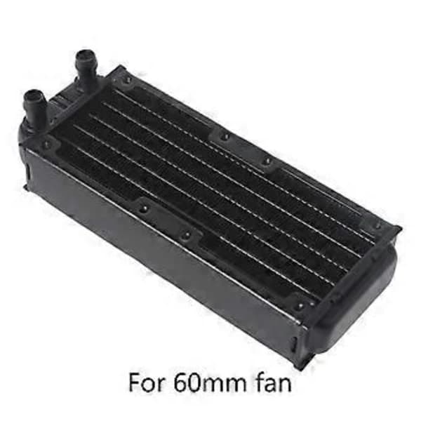Aluminiumsrørradiator 60mm DIY Vandkølingssystem med Højdensitetsfinner