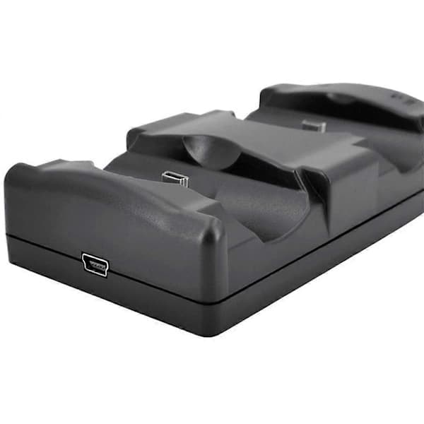Playstation 3 Controller Laddningsstation Docka 2 I 1 Med LED-Indikator Kompatibel För Playstation Ps3/Move Controller A224