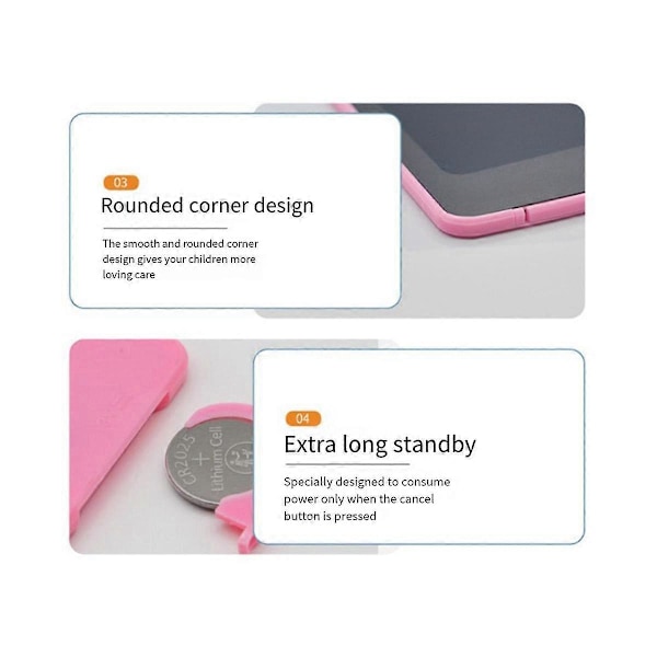CASA Skolsäsong Barns Skrivtavla LCD Ritbord Handritningstavla Färg LCD Handskrift B