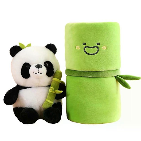 CASA Pude Panda Pude Plysdukke Høj Kvalitet Stof Plyslegetøj Let at Fælde Hår Blød Dukke Pude Dejlig Form Style A