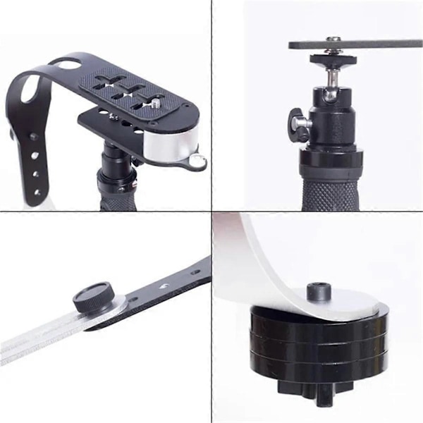CASA Digital Kamerastabilisator Aluminiumlegering Roterande Justerbara Kameratillbehör SLR Stabilisator för