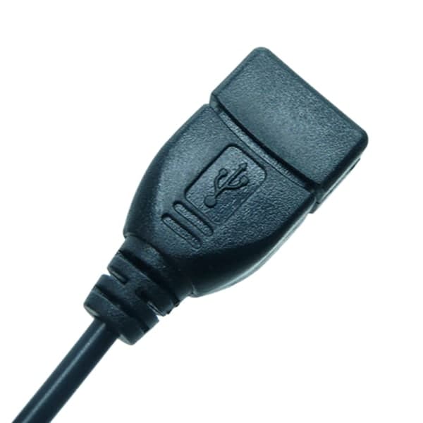 DC-DC-konvertermodul 12V til 5V USB utgangsstrømadapter 3A POWER Svart