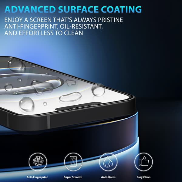 2-Pack iPhone 16E Screen Protector & 1-Pack Lens Protector - Tempered Glass 9H - Super Quality 3D