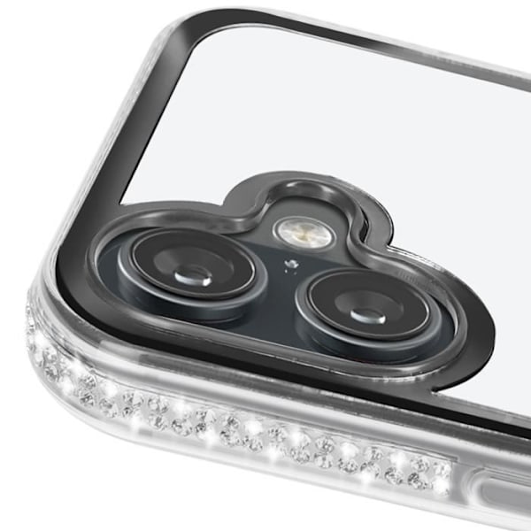 iPhone 16 Teddykarhu Kotelo Silikonikivillä Kiiltävä