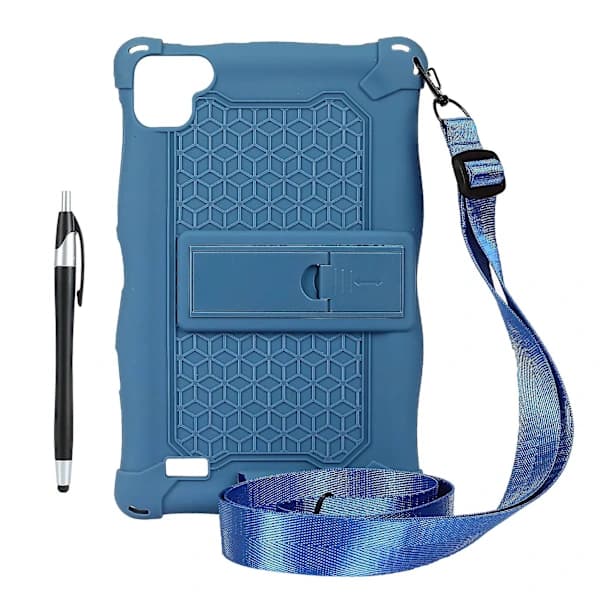 Tabletfodral for Galaxy Tab A7 Lite 2021 8,7 tommer T220 T225 Silikonfodral Tablettstativ med Penn og