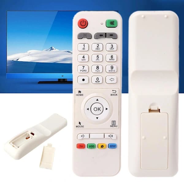 Fjärrkontroll för Great Bee IPTV Arabisk Box - Ersättningsdel Vit