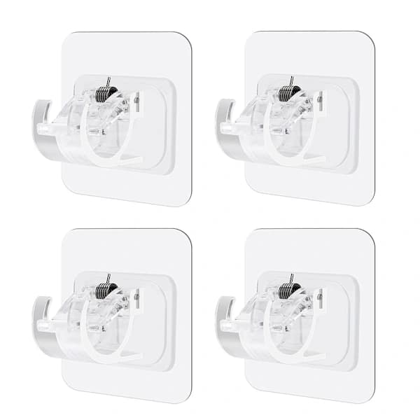 Rod Holder 4-pack - Transparent 6 x 6 cm