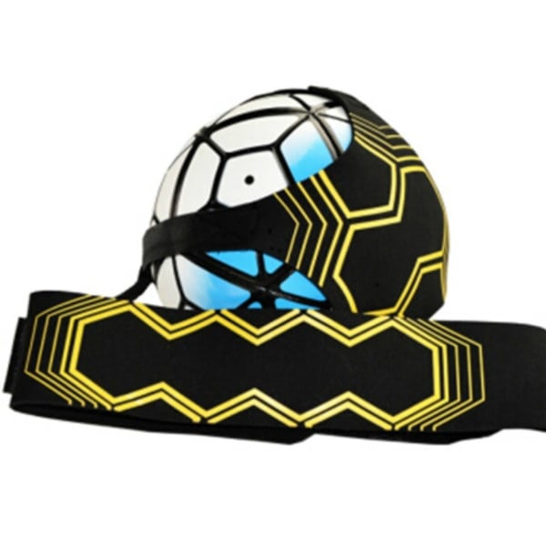 Elastisk fotballtreningsbånd Gul/Svart