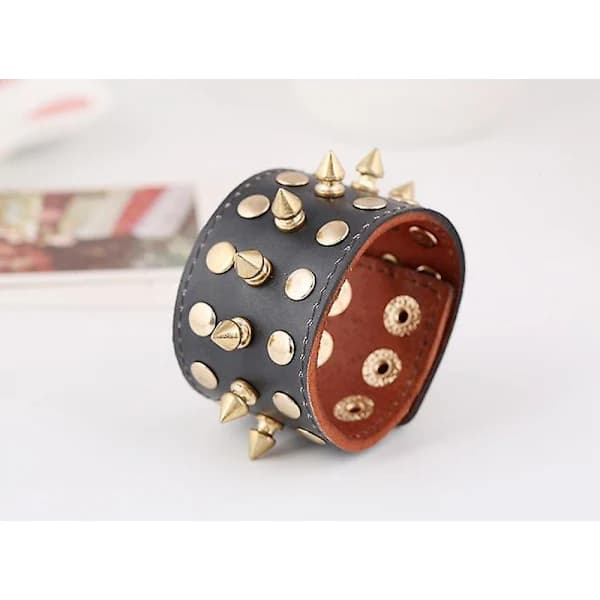 Rock Punk Läderarmband
