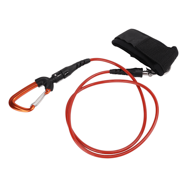 Fridykkerline med armbåndskarabin - Oransje 0.2