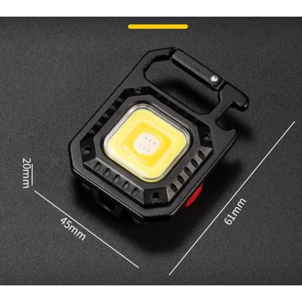 Mini lommelygte med USB-C opladning til udendørsbrug