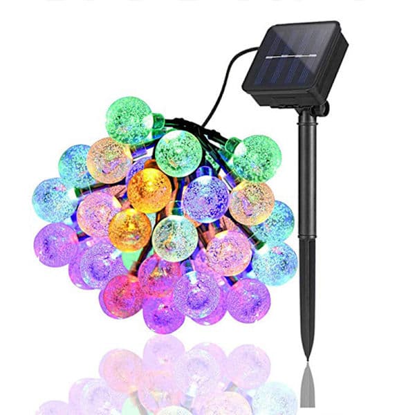 LED Ulkovalosarja, Monivärinen Kristallipallo, Valosarja
