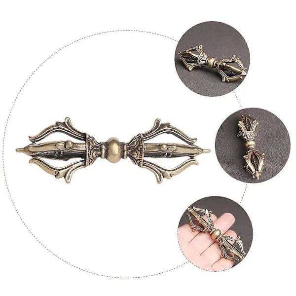 Vajra Mortel Ornament Messing Skrivebordsindretning