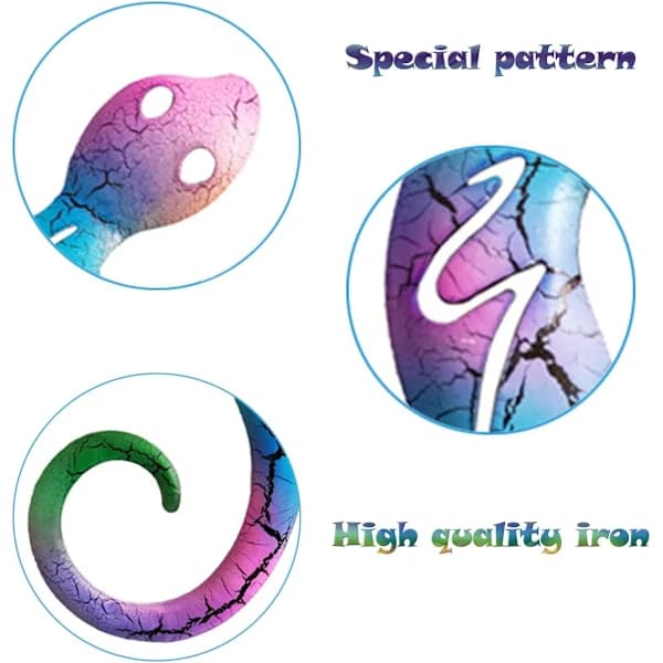 3-pack metall gecko väggkonst inomhus utomhus dekoration hem sovrum