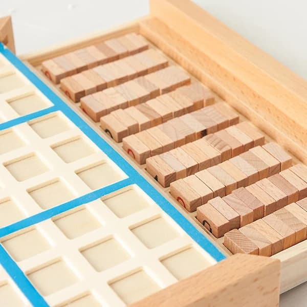 [CA] Træpuslespilsbræt til Sudoku, Træsudoku-spilsæt