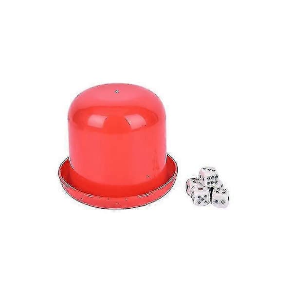 Bar Party Terningkopp Drikkespill Brettspill Spillterningboks 10mm D6*5 Bordspill