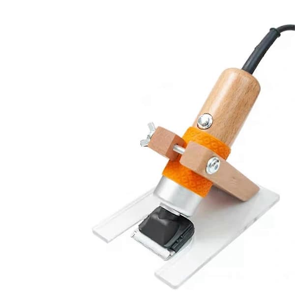 [CA] Elektrisk mattetrimmerfeste Solid akryl klippeguide for DIY-utskjæringsteppe Tufting Hjem Groomi