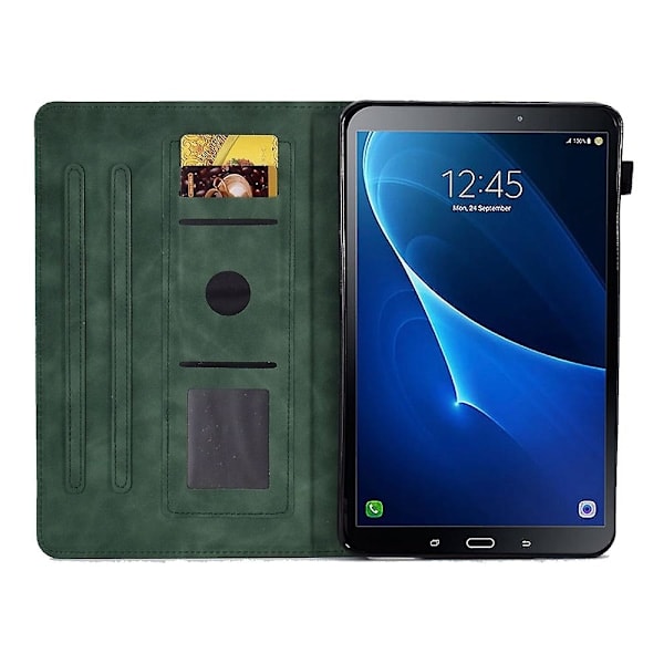 Til Samsung Tab A 10.1 T580/T585 (2016) præget fladt Samsung Galaxy Tab A 10.1 (201 Green