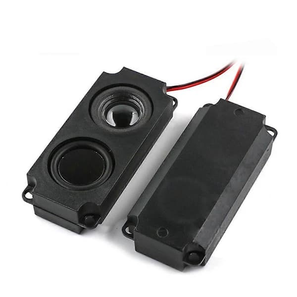 2 Pcs Compact Square Loudspeaker Audio System 45100 Speakers Ideal for Home Audio & Portable Use