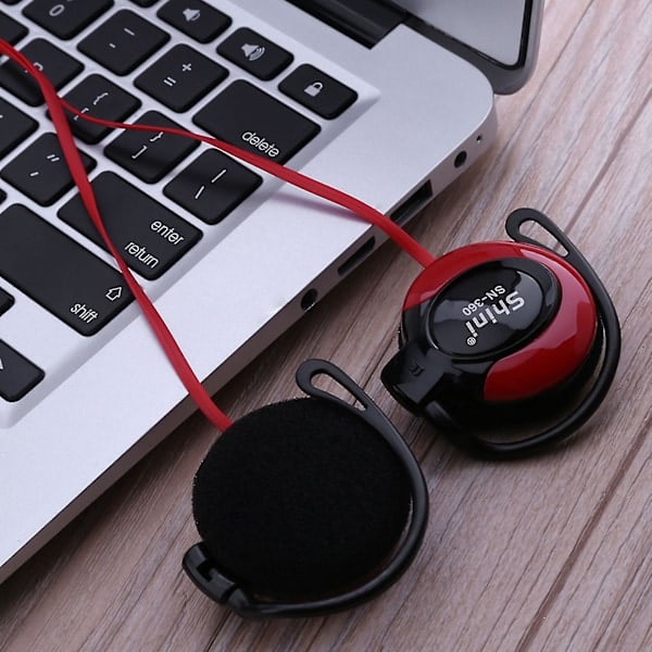 Shini Sn-360 Kuulokkeet 3,5 mm Langalliset Stereo Kuulokkeet Peliurheilu Nappikuulokkeet Mikrofonilla Puhelimen Kuulokemikrofoni Punainen