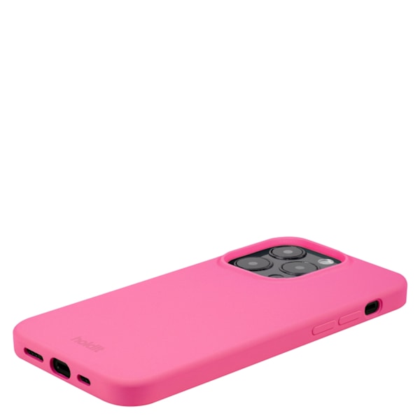 holdit iPhone 14 Pro Cover Silikone Bright Pink 50