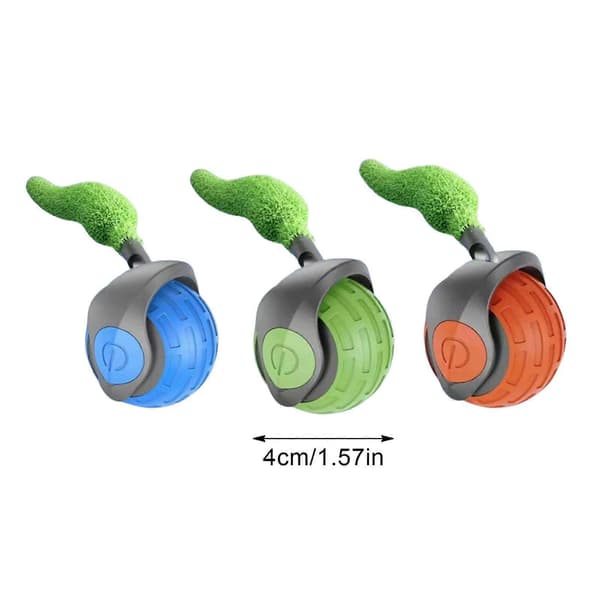 Speedy Tail 3.0, Ny Generation Speedy Tail Kattleksak, Smart Interaktiv Kattleksak Grön Green