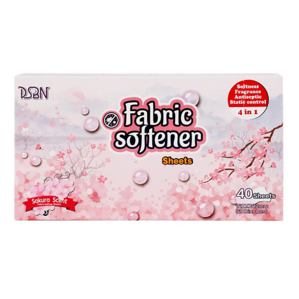 Torktumlare-sköljmedelsservetter för att minska statisk elektricitet Lastin Pink 1 förpackning