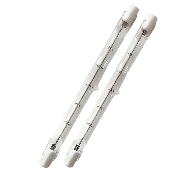 [CA] 2 stk 300W Dimbar R7s Lineær Halogenlampe Sikkerhetslys 118mm