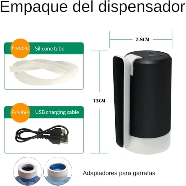 USB-laddningsbar vattenflaskdispenser - Kran för vattenkokare - Vattenpump - Elektrisk vattenpump