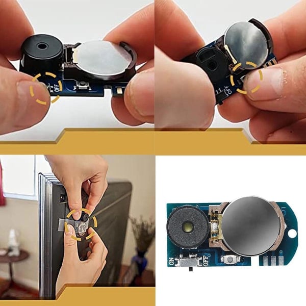 Spøkelseslydmaker Morsom Praktisk Spøk Gag Leke Sticky Small Prank Stuff Gag Gaver for Voksne Gul 2stk