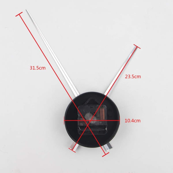 3D-ur DIY Store urvisere Vægure 3D Hjemmekunstindretning Quartz Urmekanisme Tilbehør